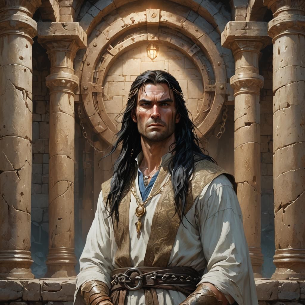 Dark Fantasy: Angry Young Man in Dungeon