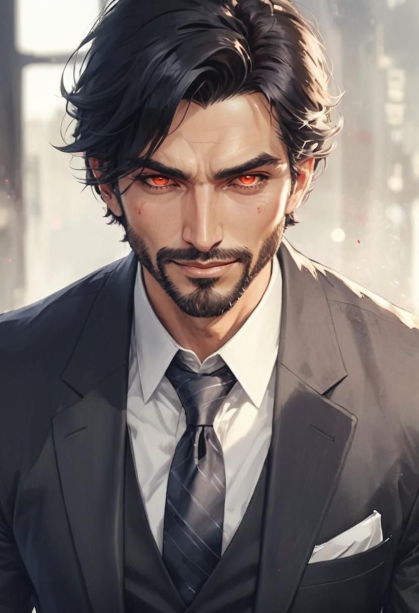 Handsome Arcane Mage with Irresistible Smile