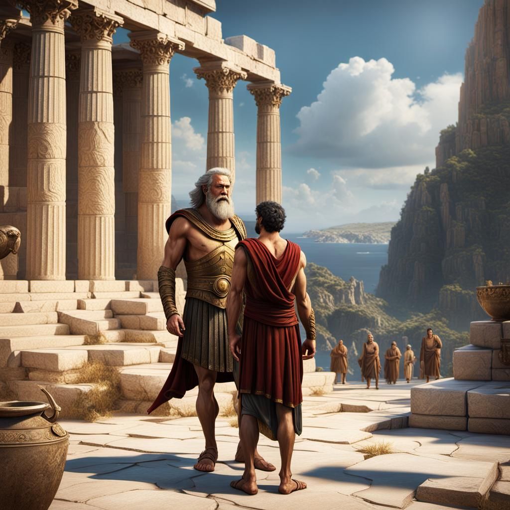 Mentor & Telemachus (dedicated to @RKDM)