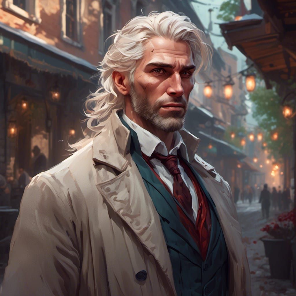 Devious Wealthy Man in Appalachia, Detailed Portrait