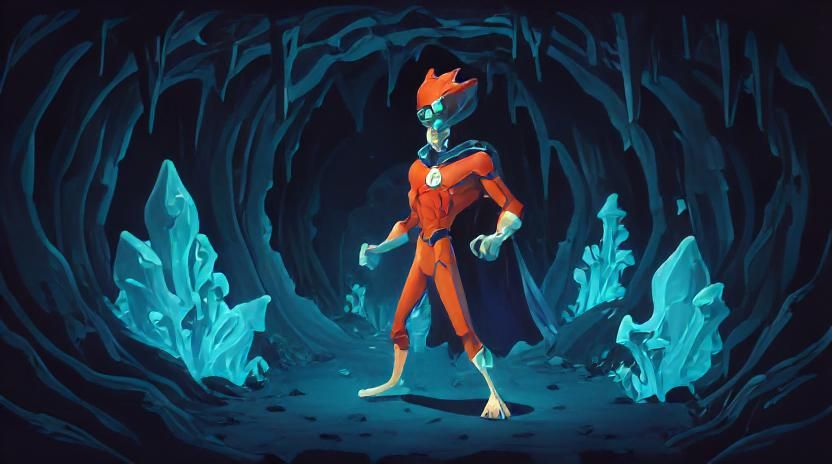 Freakazoid in a Deep Cave
