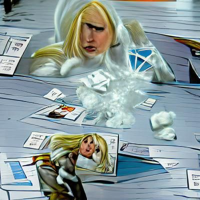 Emma Frost Loses Magic: The Gathering Match