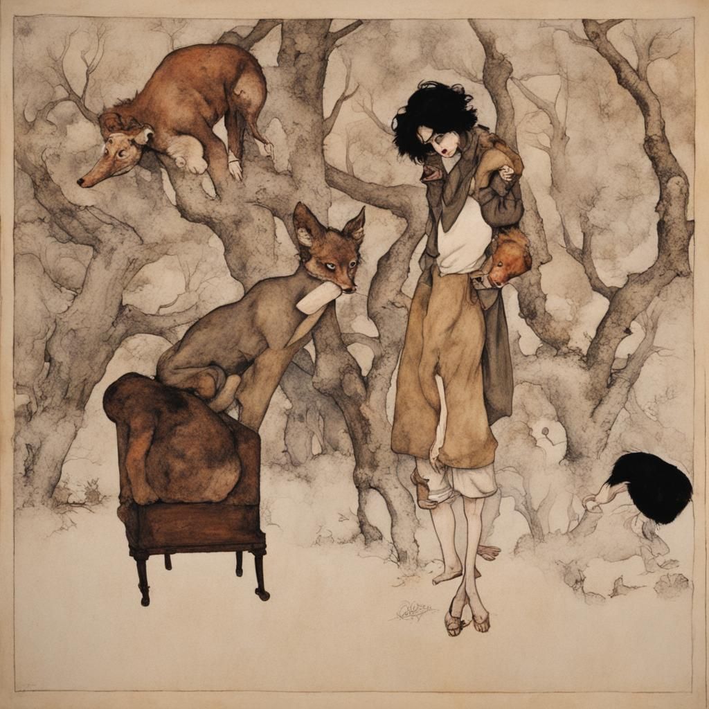 Cartoon Animals in Decadent Carnage