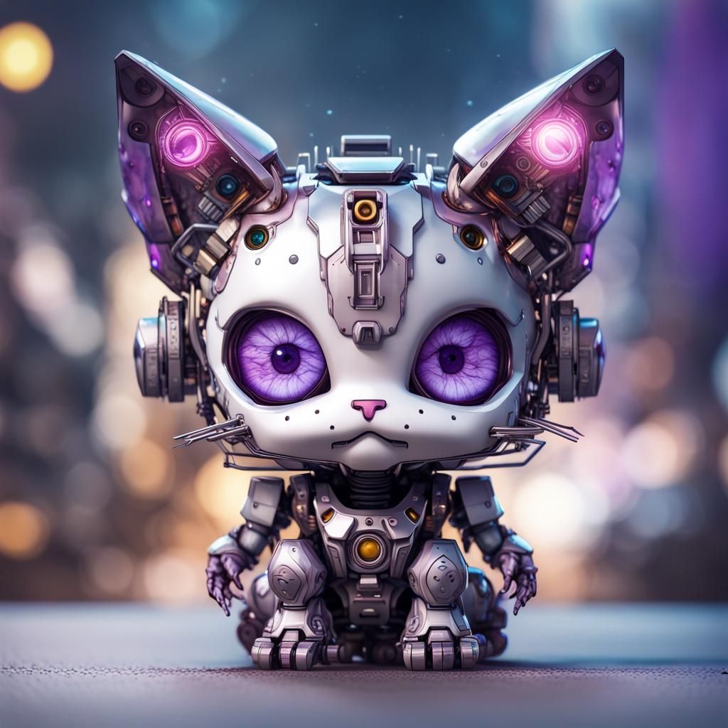 Chibi Robot Cat