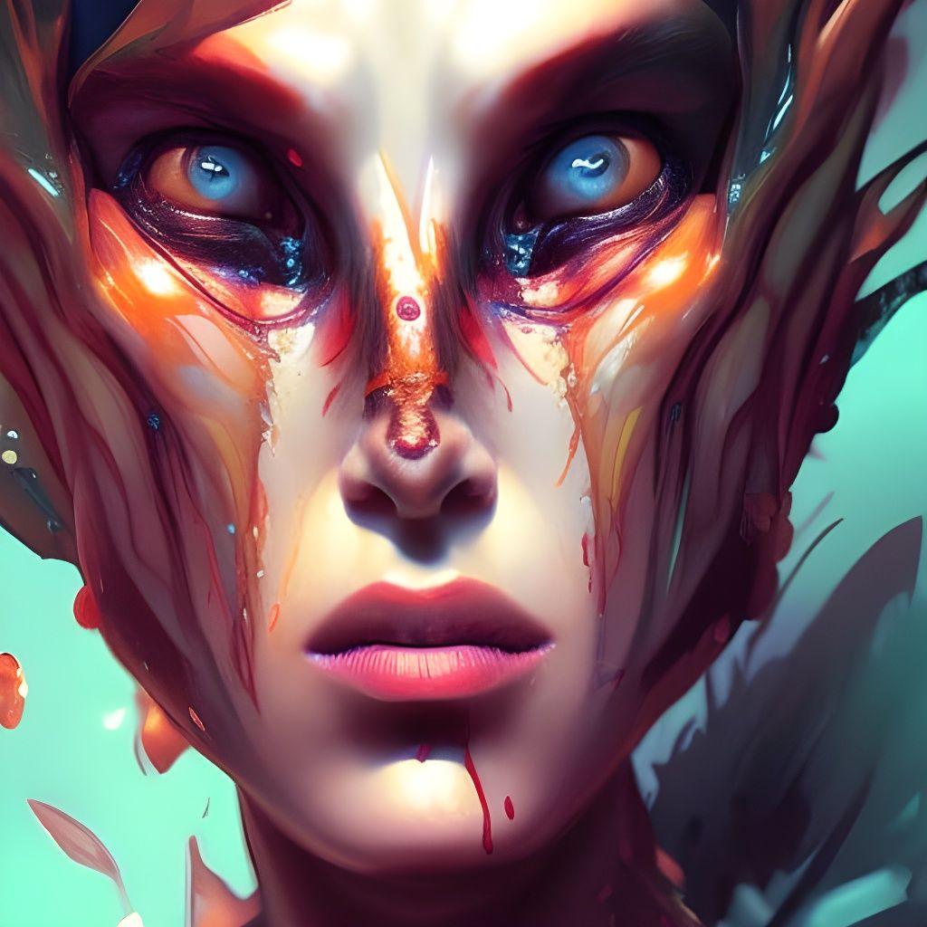 Demonic Tokoloshe Portrait in Hyperdetailed Style