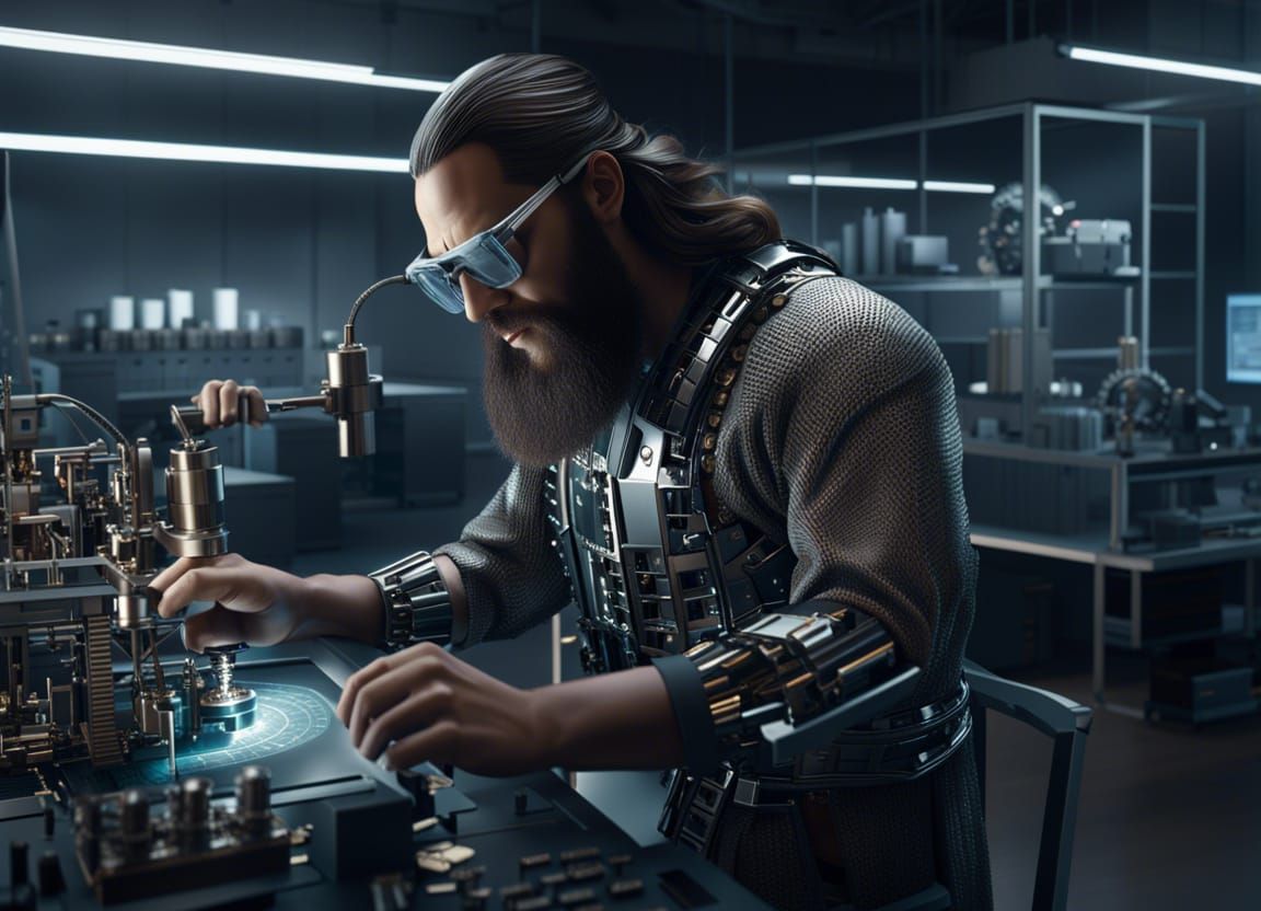 Leonardo da Vinci: Tech Entrepreneur in Sci-Fi Lab