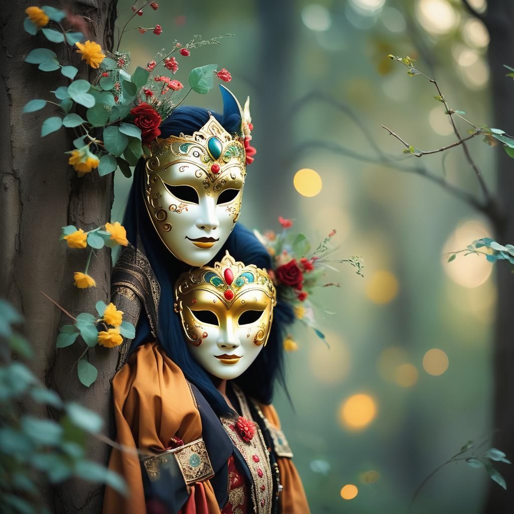 Dreamlike Masquerade: A Soul's Landscape Fantasy