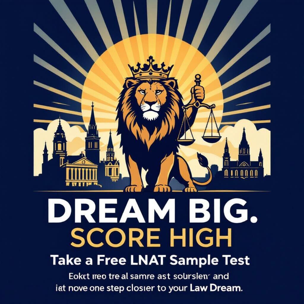 Majestic Lion Scales of Justice Motivational Poster