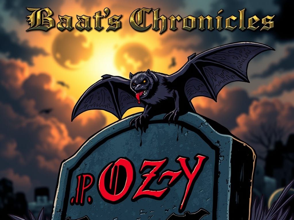 Bat's Chronicles: Gothic Comic Art of Wounded Bat