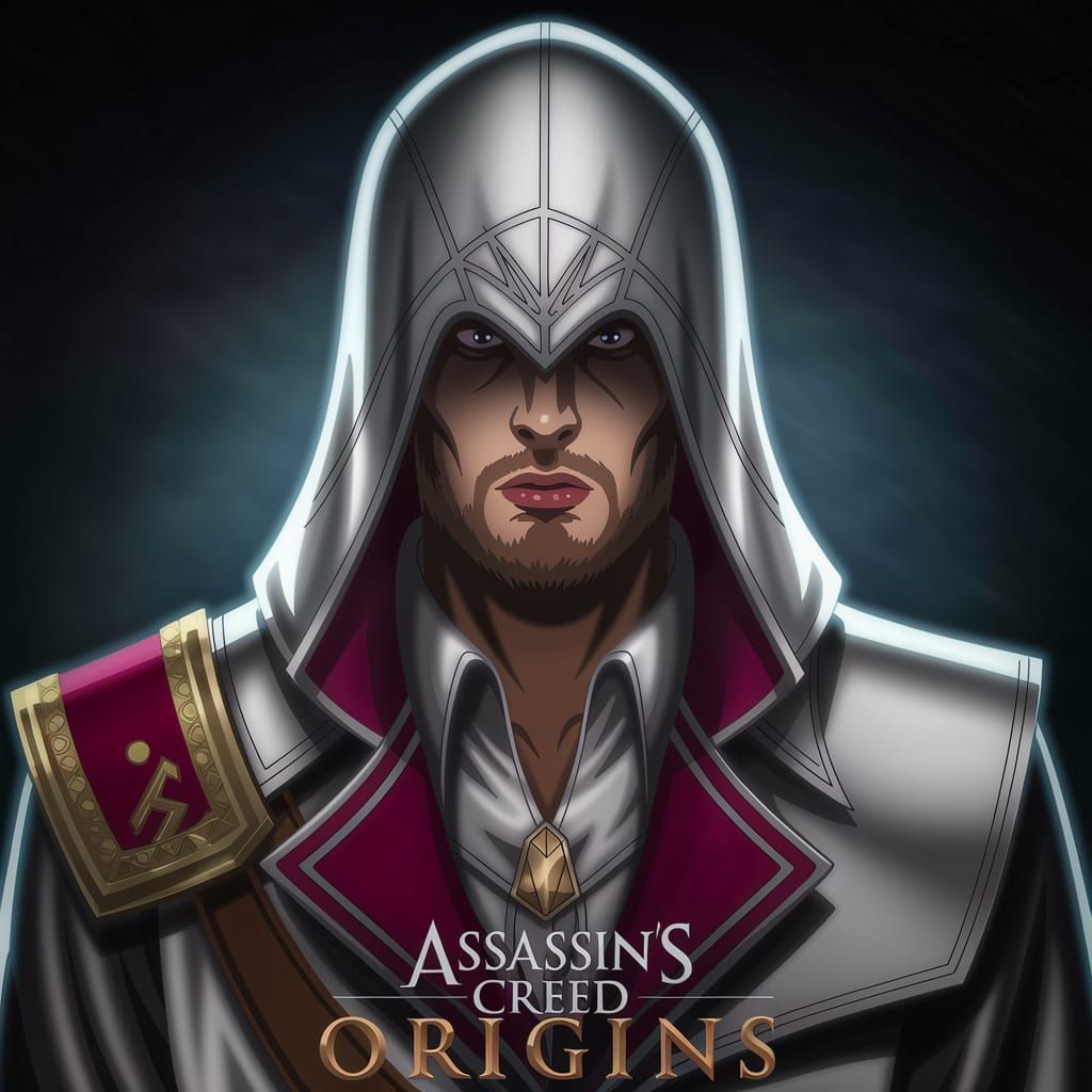 Assassin's Creed Origins Hyperrealistic Splash Art