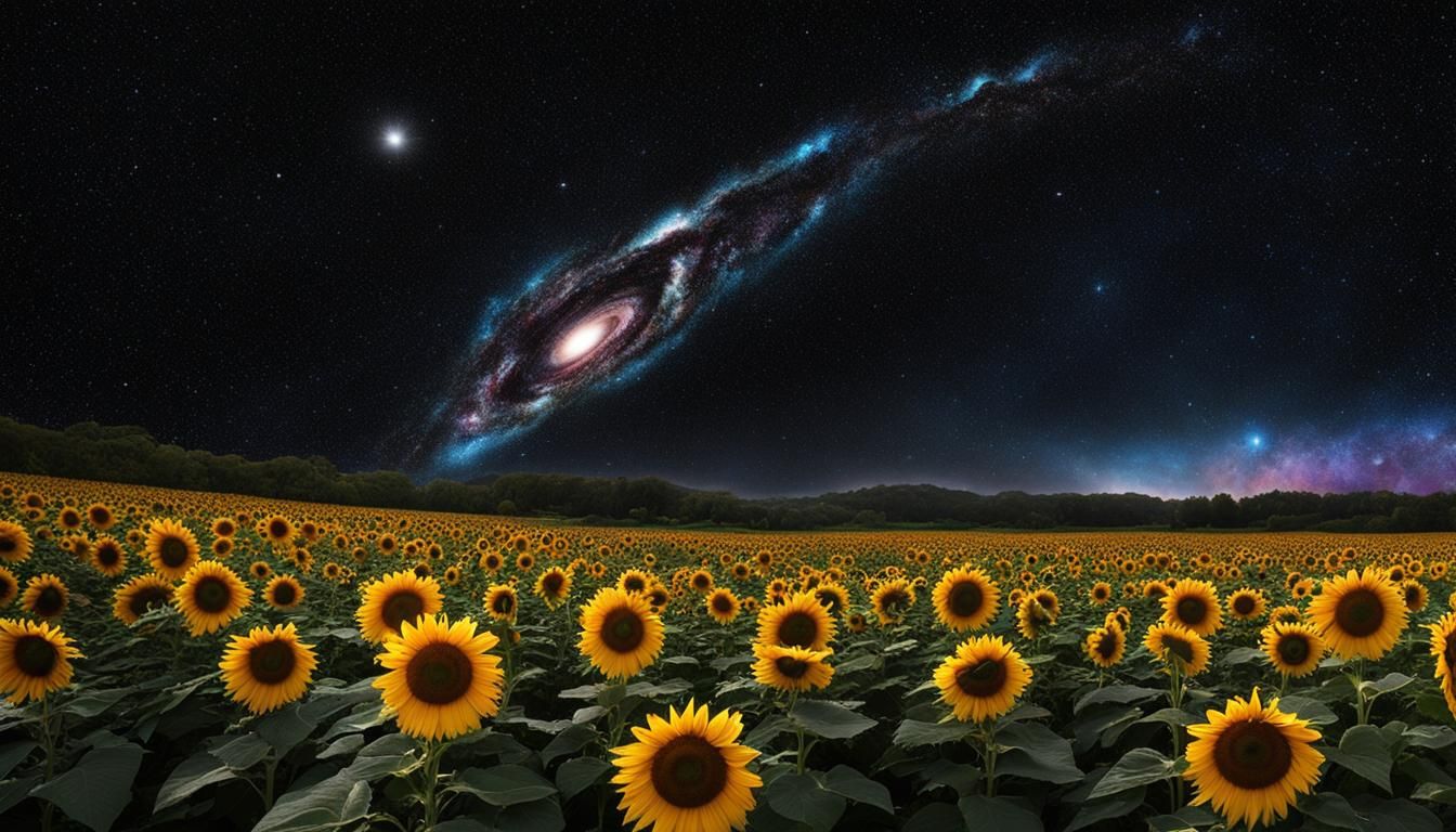 Cosmic Sunflower Black Hole