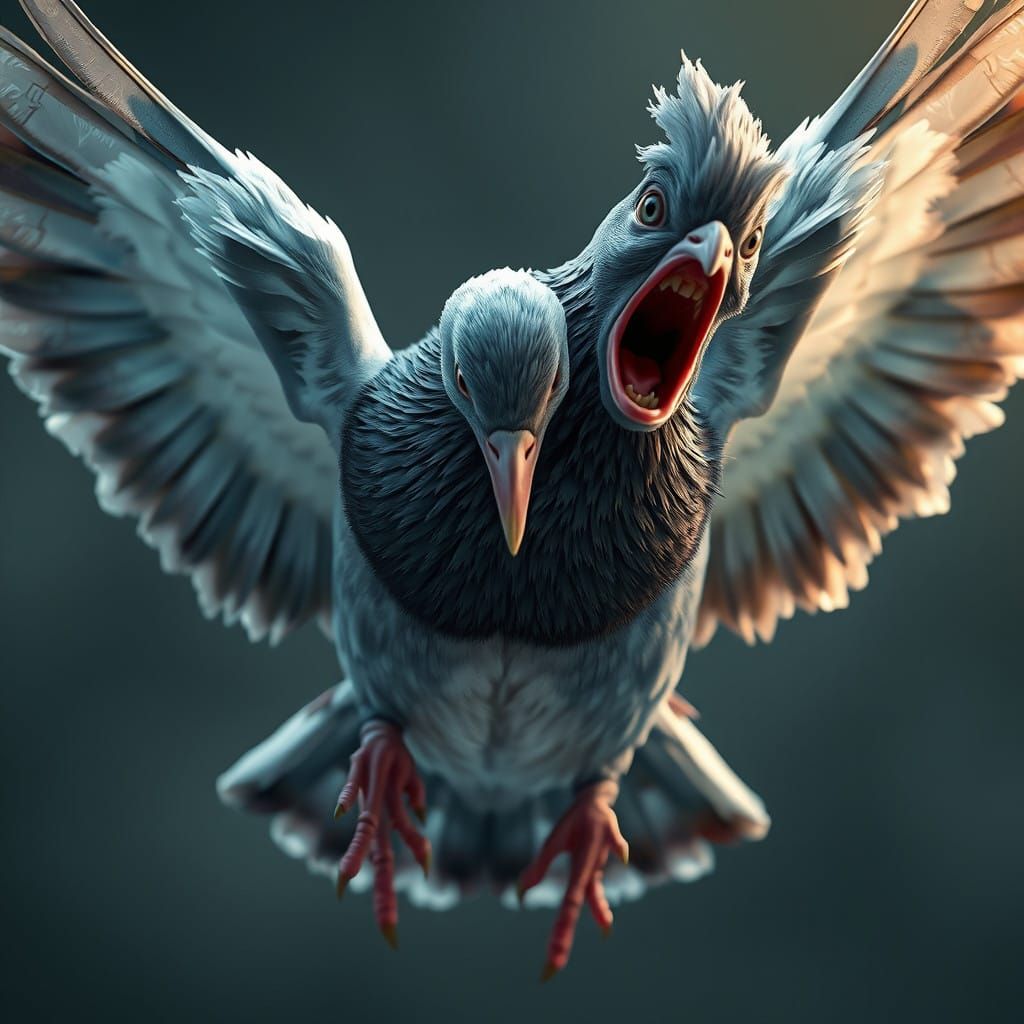 Frozen Moment of Frightening Terror