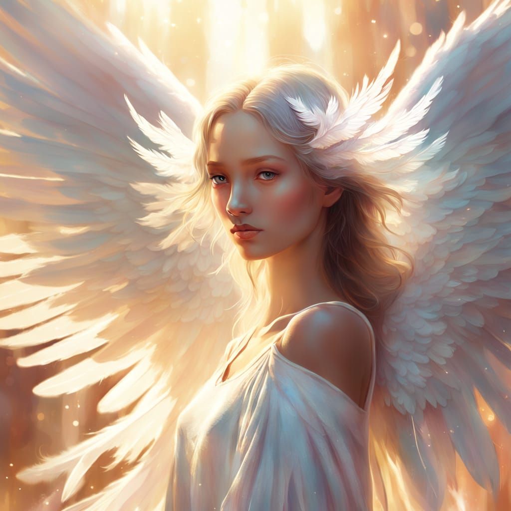Ethereal Angel in Soft Focus