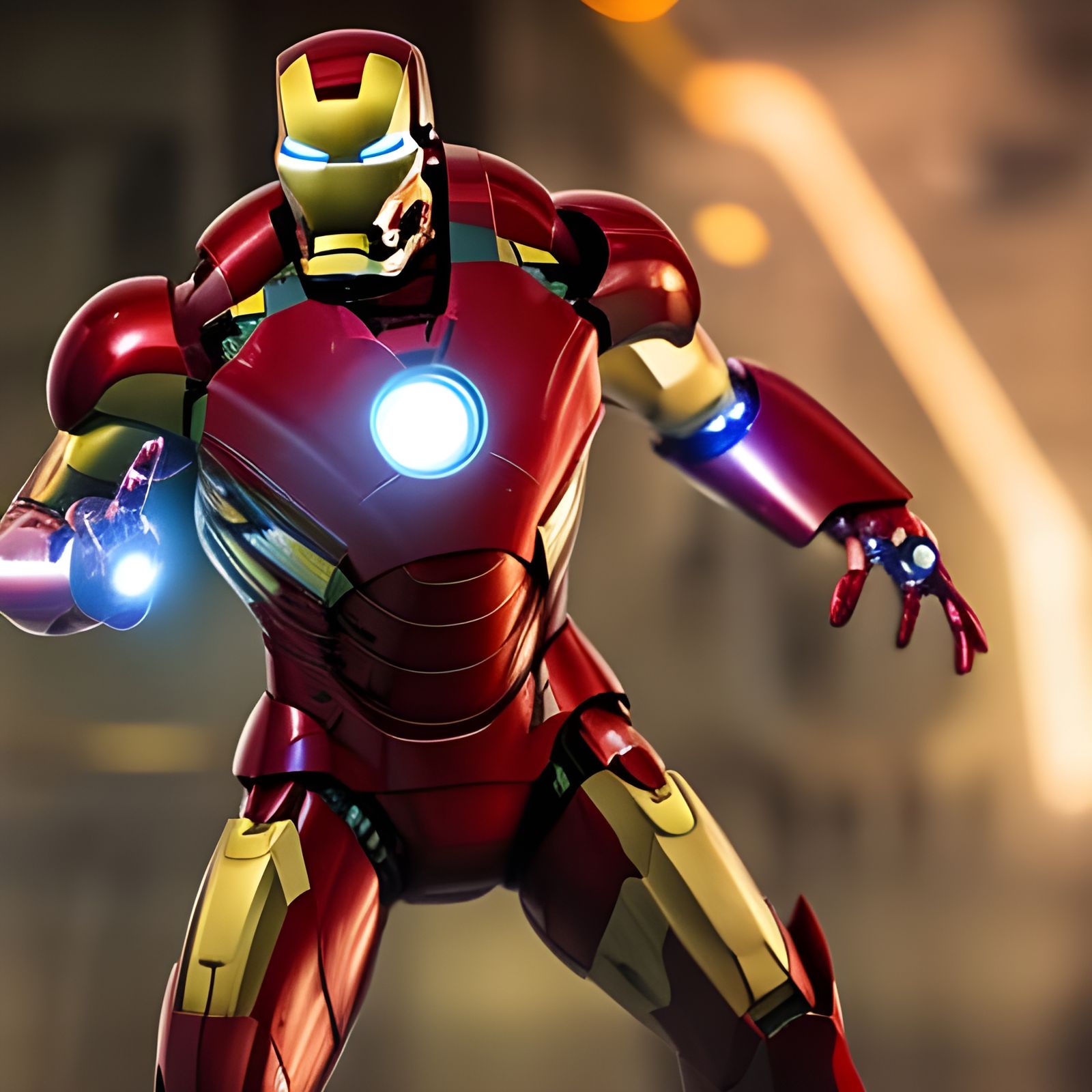 Iron Man Action Scene: Cinematic Photography