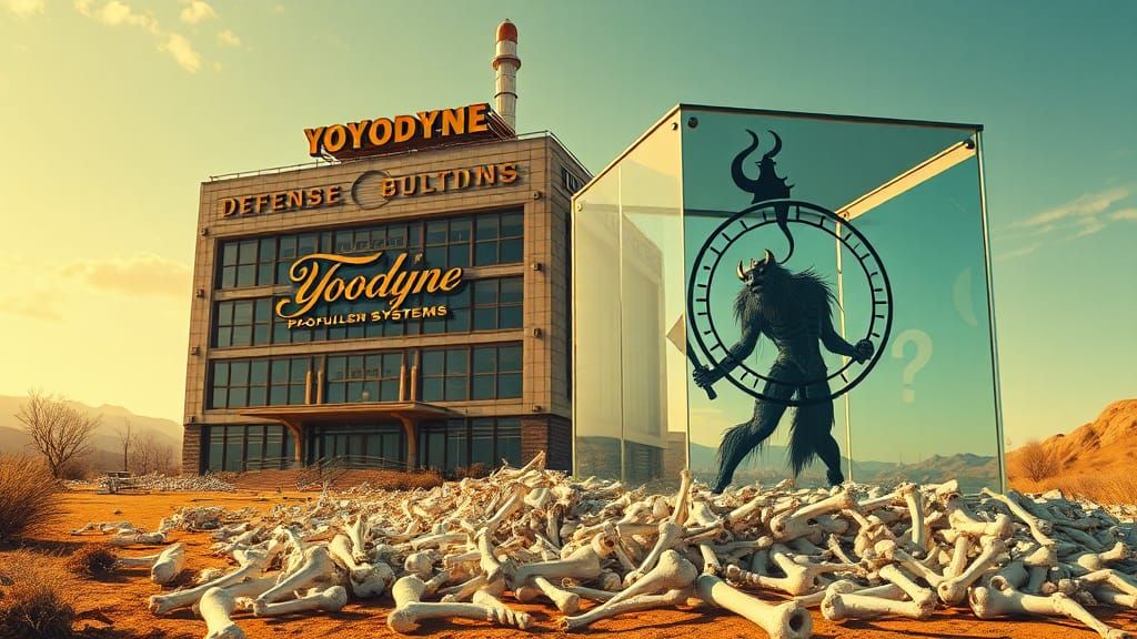 Yoyodyne Propulsion Systems HQ: Alchemist Demon in Art Deco