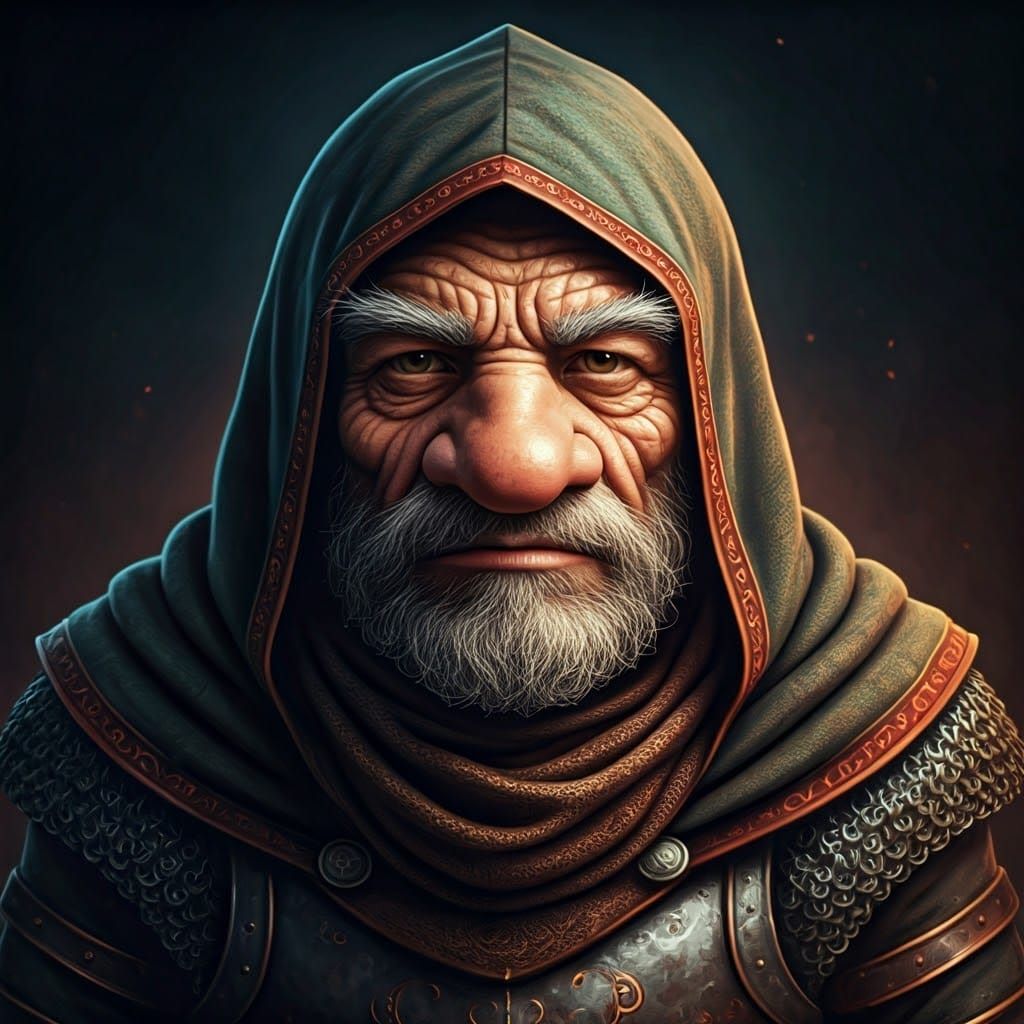 Mystical Gnome Warrior in Chain Mail