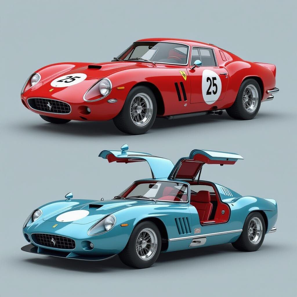 Futuristic Le Mans Race Car in Digital Art Style