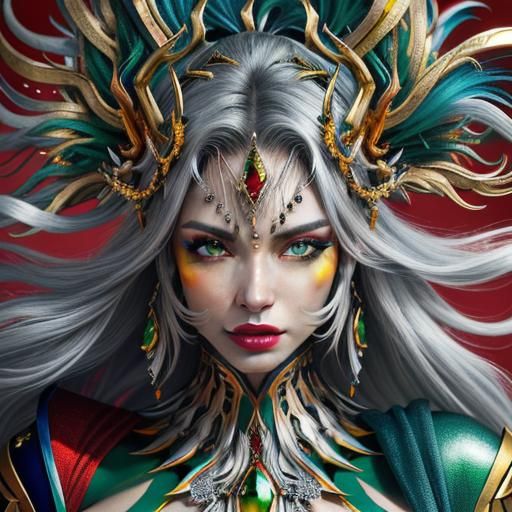 Captivating Beauty in Vibrant Colors