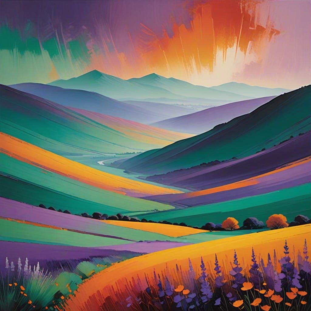 Surreal Dreamscapes in Vibrant Colors