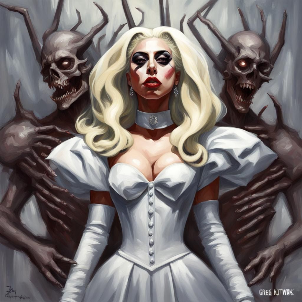 Sinister Lady Gaga Bad Romance Art