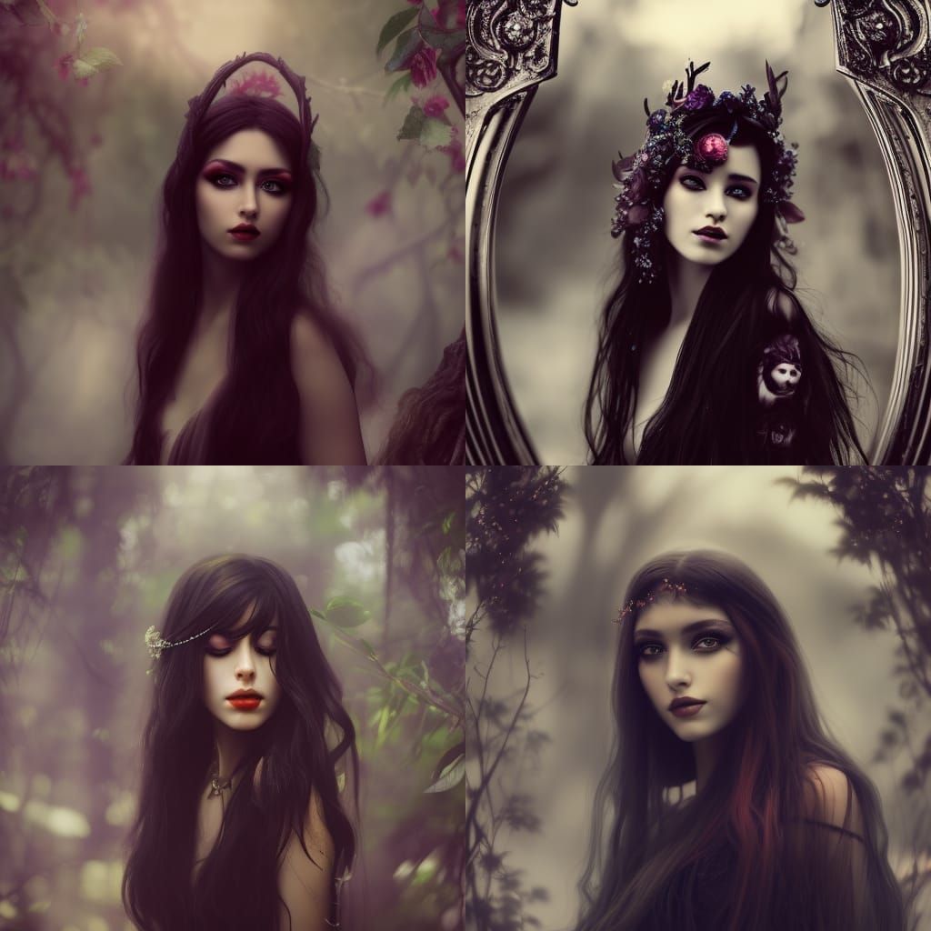 Gothic persephone misses her dark Lord of the underworld Hades& ethereal vibes& sad vibes