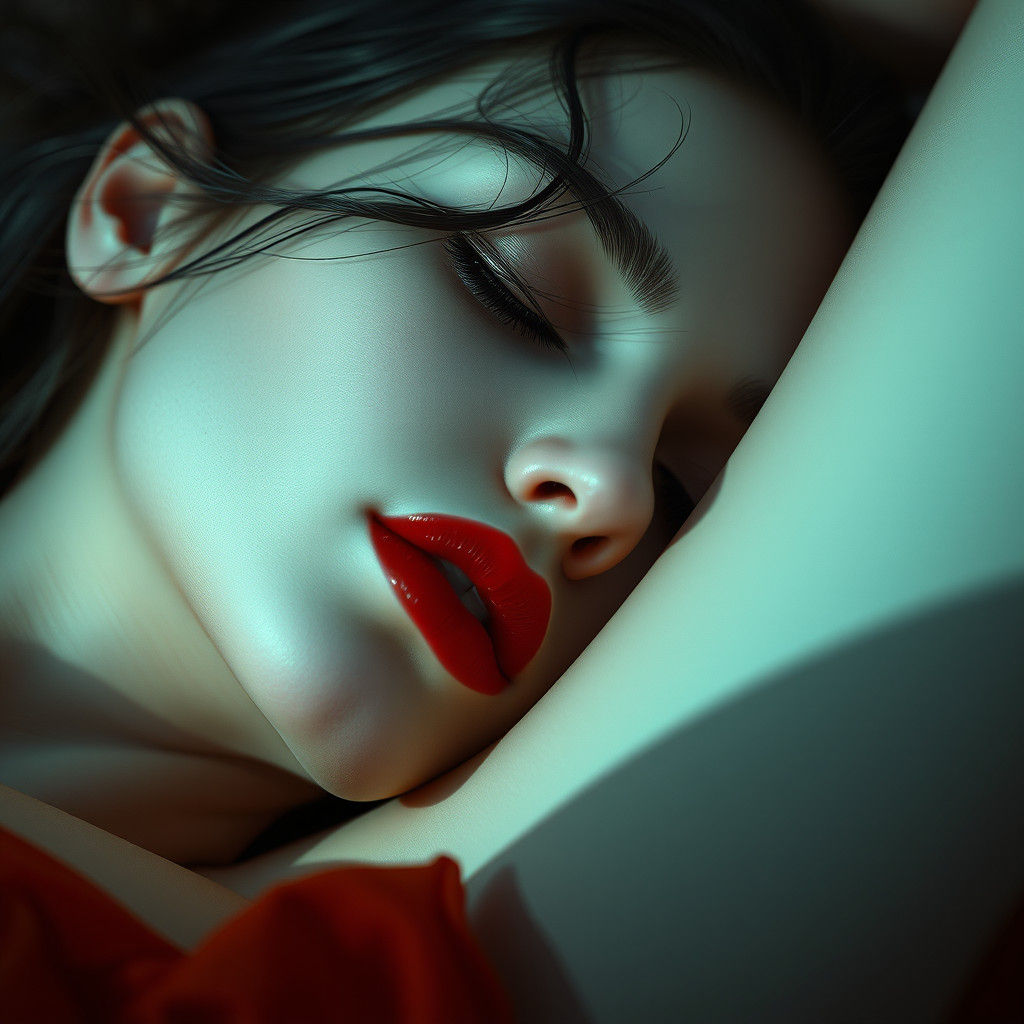 Porcelain Beauty in Dreamy Slumber