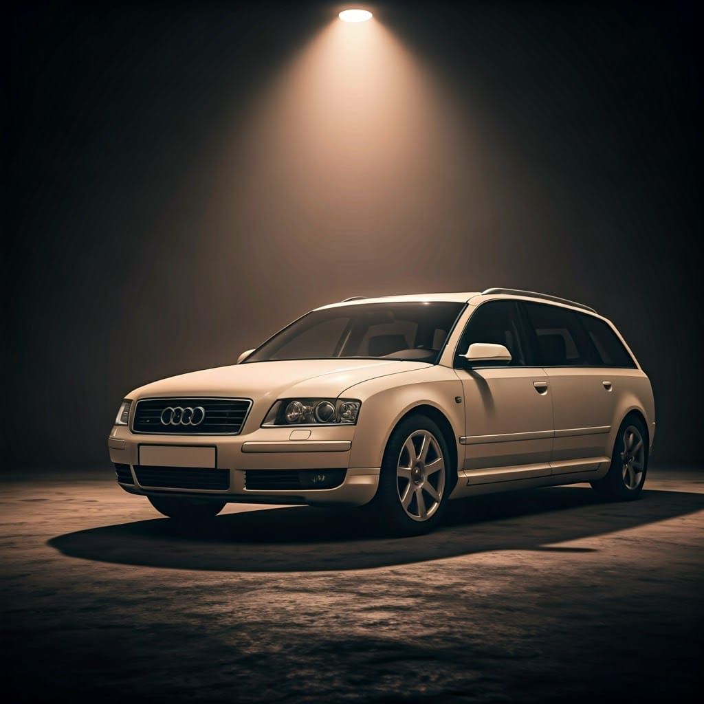 Cinematic 1998 Audi A8 in Mysterious Alleyway