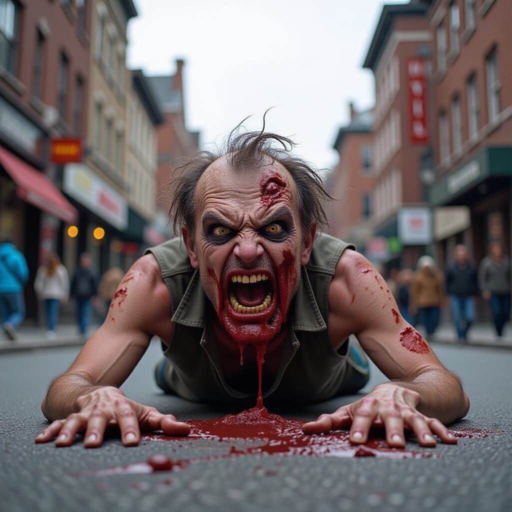 Abstract Chaotic Art Piece