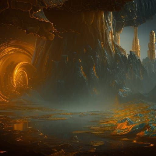 Fantastical Precious Metals Concept Art