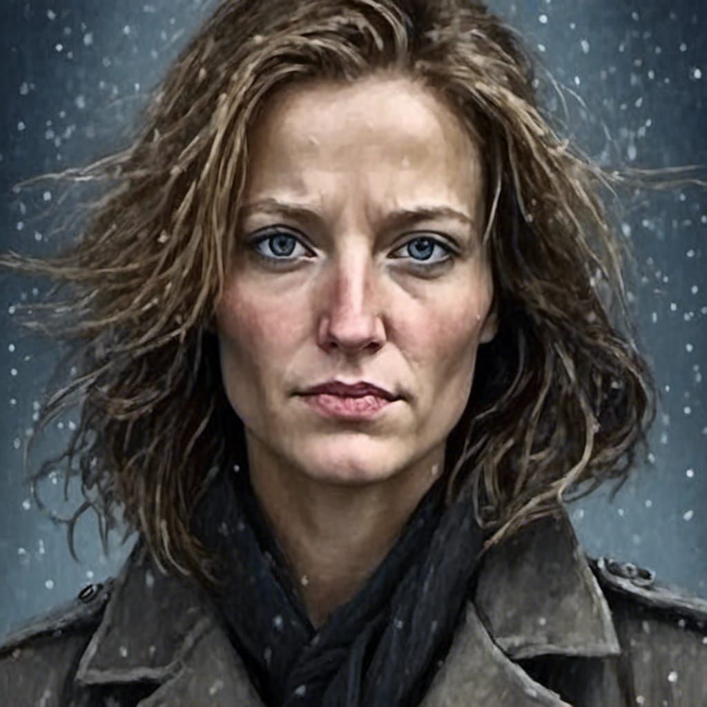 Anime 3D Portrait in Doctor Who Tardis