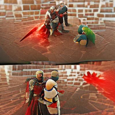 Cyberpunk Figure in Dark Neon Alley