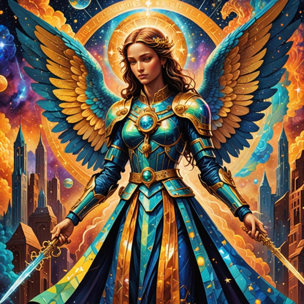 Archangel Raziel Reveals Key: Holographic Cosmic Art
