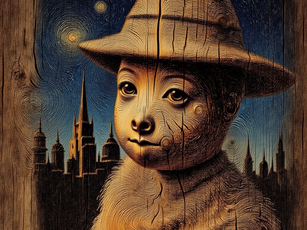 <lora:Ingrained wood:1.0> 
#2
>>> OK GOBLIN