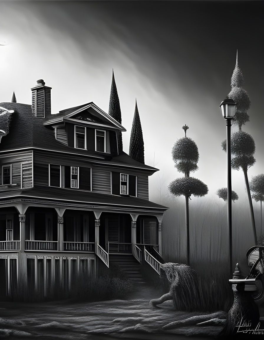 creepy house
