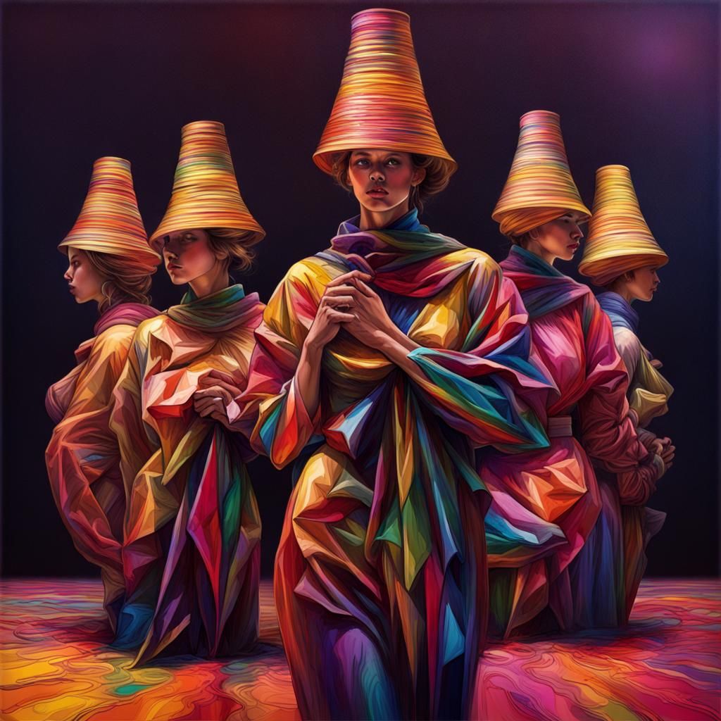 Dynamic Triadic Colors with Wet Surfaces