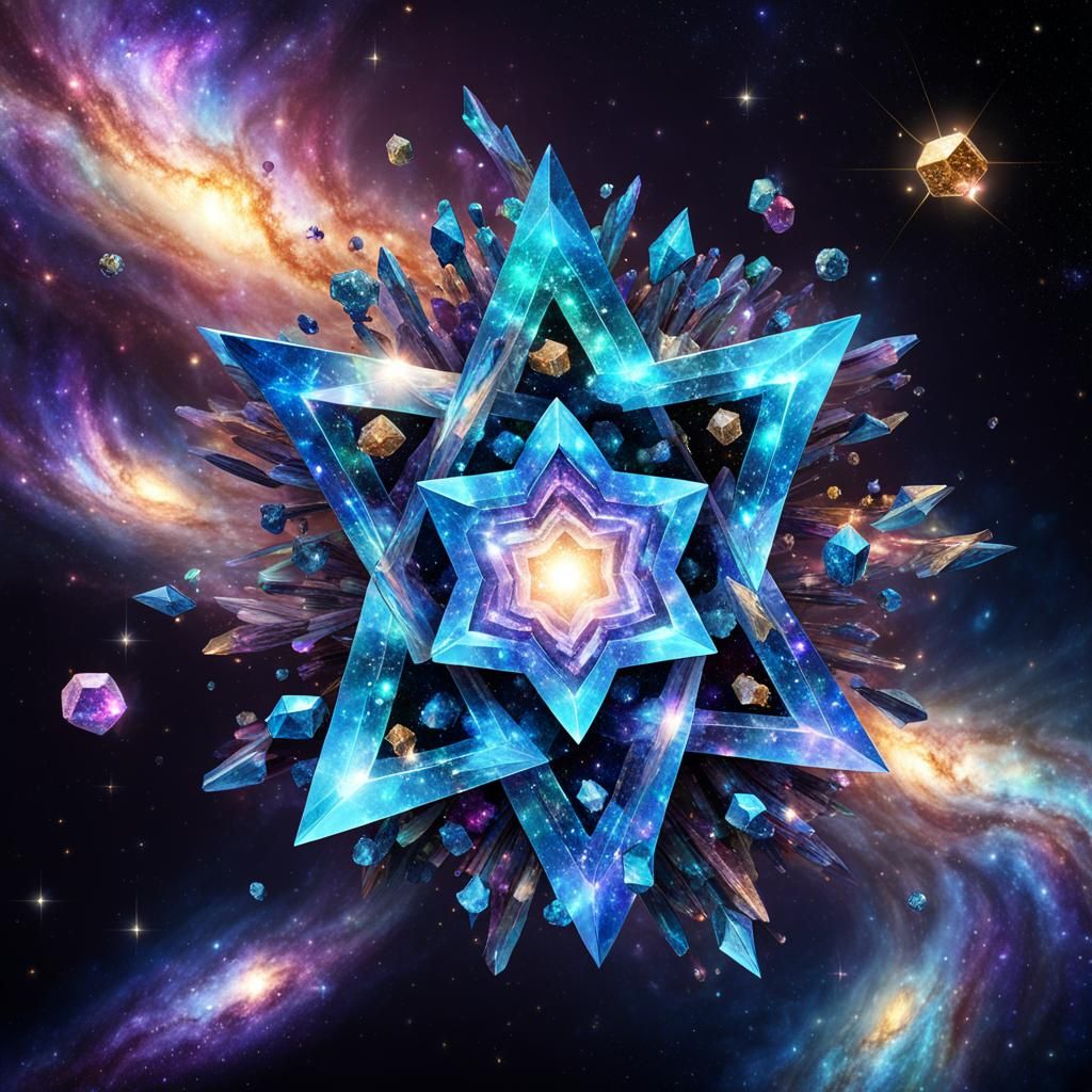 Galaxy Quantum Equilibrium Starry Crystals