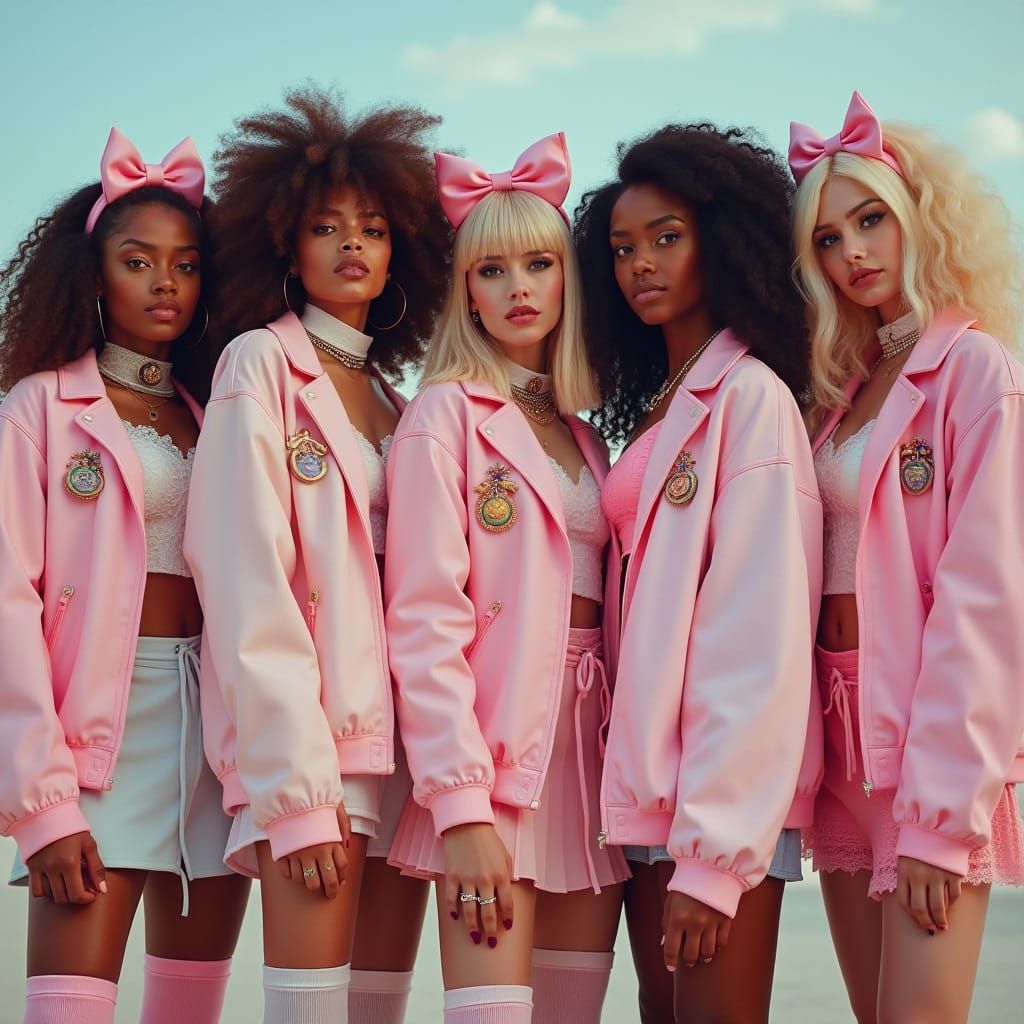 Diverse Women Fuse Dollette, Harajuku and Gang Styles