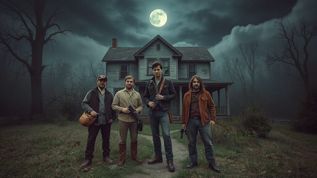 ghost hunters, haunted farmhouse, paranormal equipment