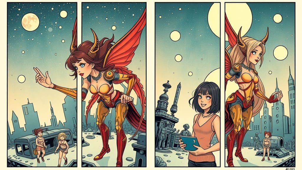 Muses Explore Post-Apocalypse as Comic Book KlubKids