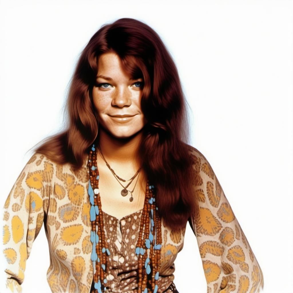 Colorful Screen Print of a Young Woman