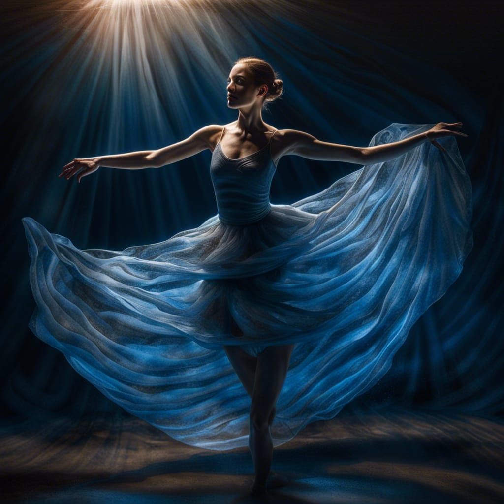 Gingerbread Ballet Dancer Underwater Sunrise Photoshoot