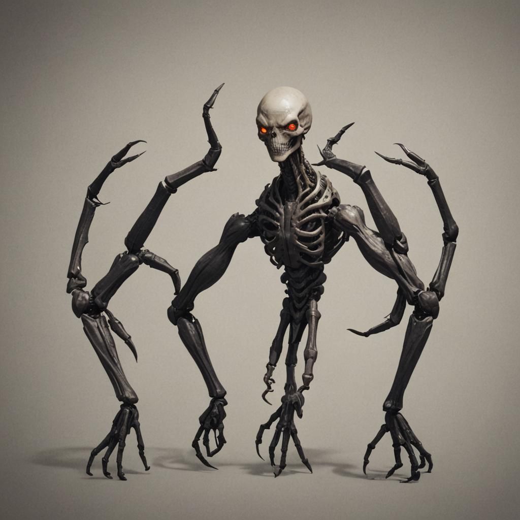 Spider Mammoth Hybrid with Four Limbs