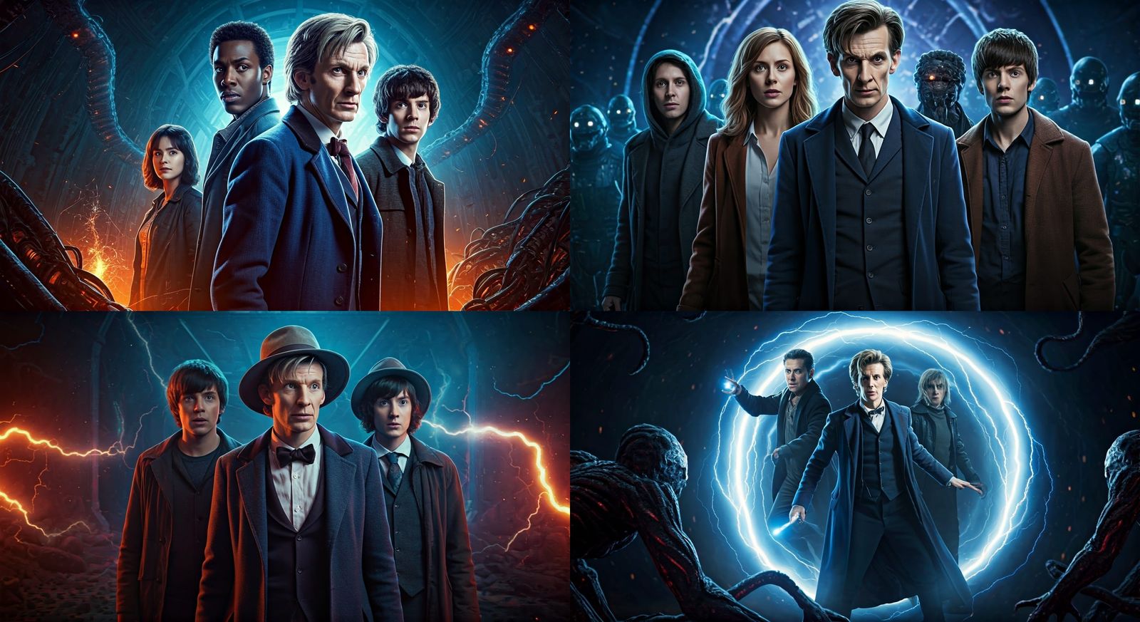 Doctor Who Confronts Electrical Beasts: Professional Photogr...