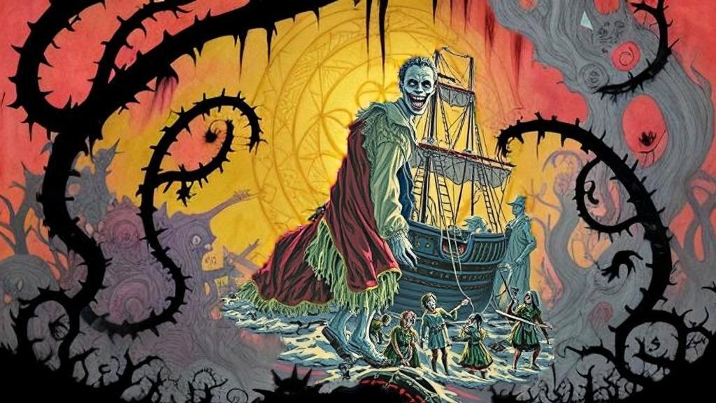 Vampire Columbus Lands in the New World