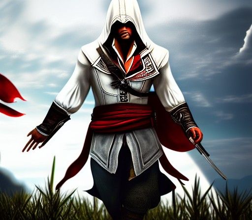 Mexican Assassin's Creed: 3D Shaded Art