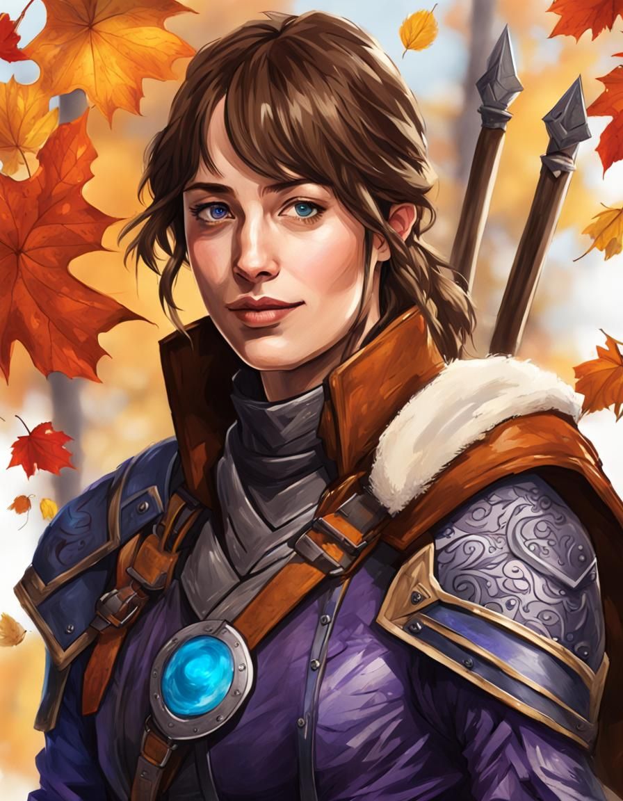 Dakota Johnson. Fall Dnd Adventurer.
