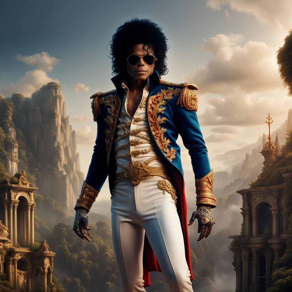 Michael Jackson Detailed Matte Painting in 8K