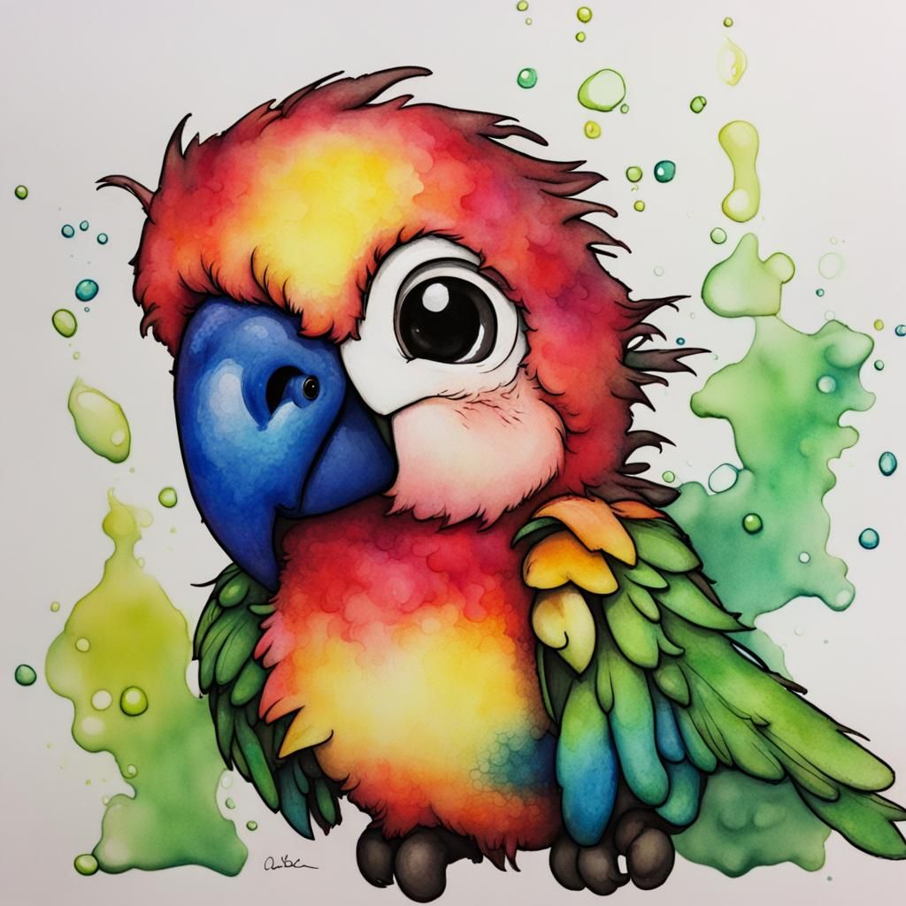 Chibi parrot