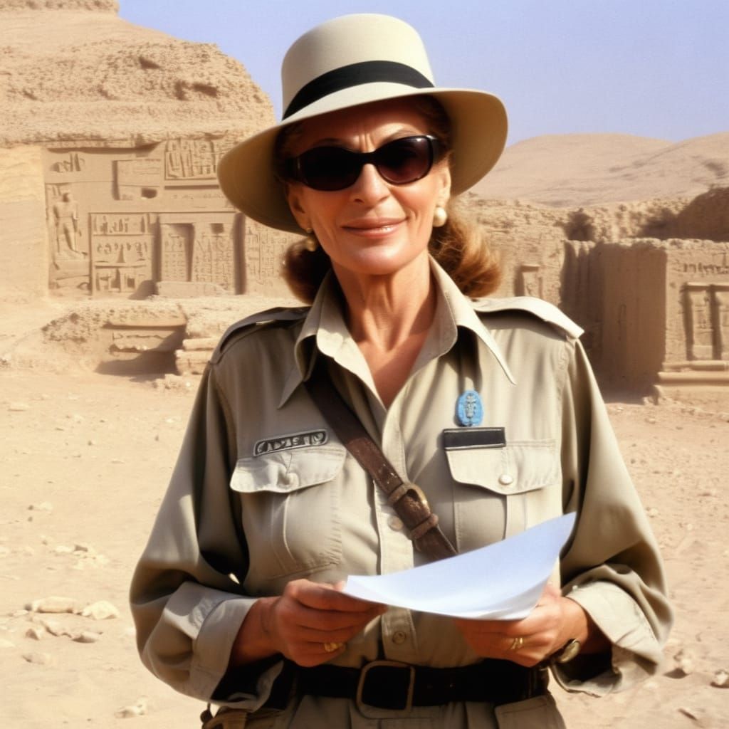 Viveca Lindfors in Ancient Egyptian Archeology