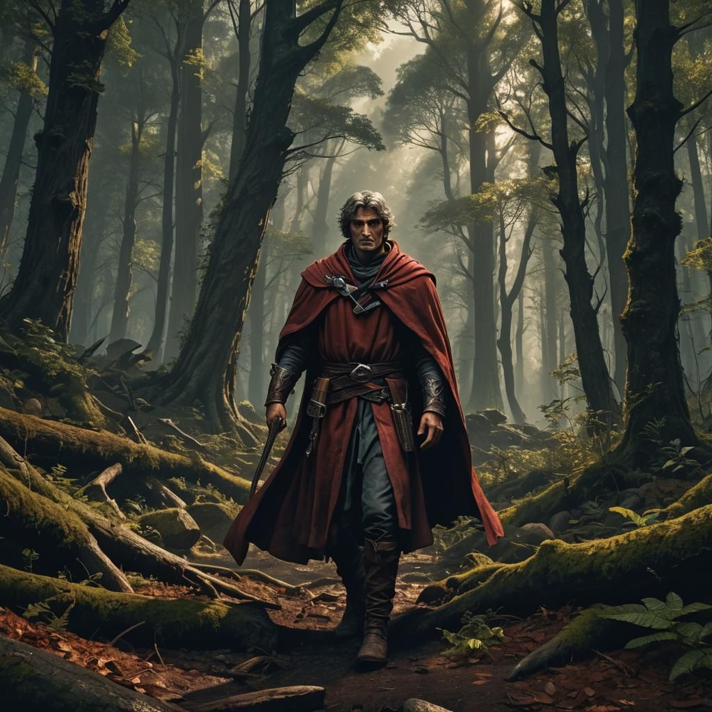 Dante Alighieri Lost in a Dark Forest